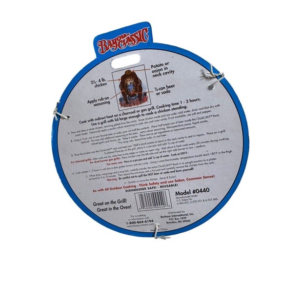 New Bayou Classic Beer Can Chicken - Chick Can Rack‎ Model #0440 - Picture 2 of 3